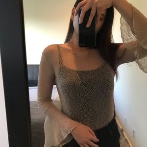 💛Sheer lace two-piece set (No tag)